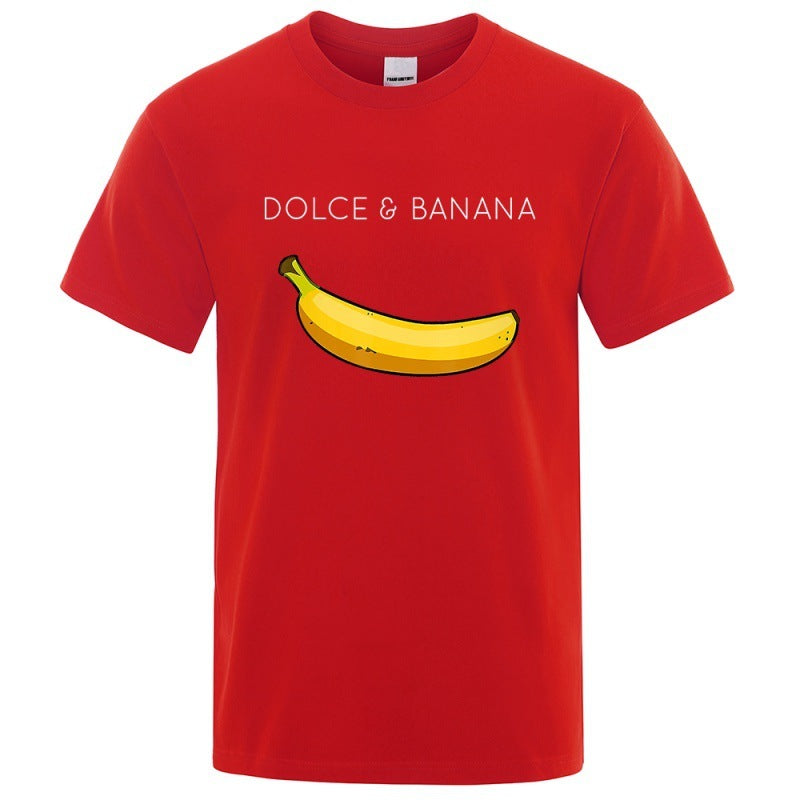 Dolce Banana Fashion Print Men T-shirts