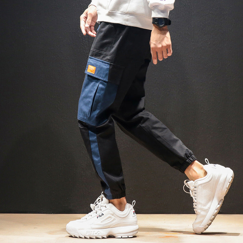 Casual pants men loose tooling harem pants