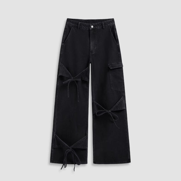 Women's Fashionable Wide Leg Pants Loose Trousers