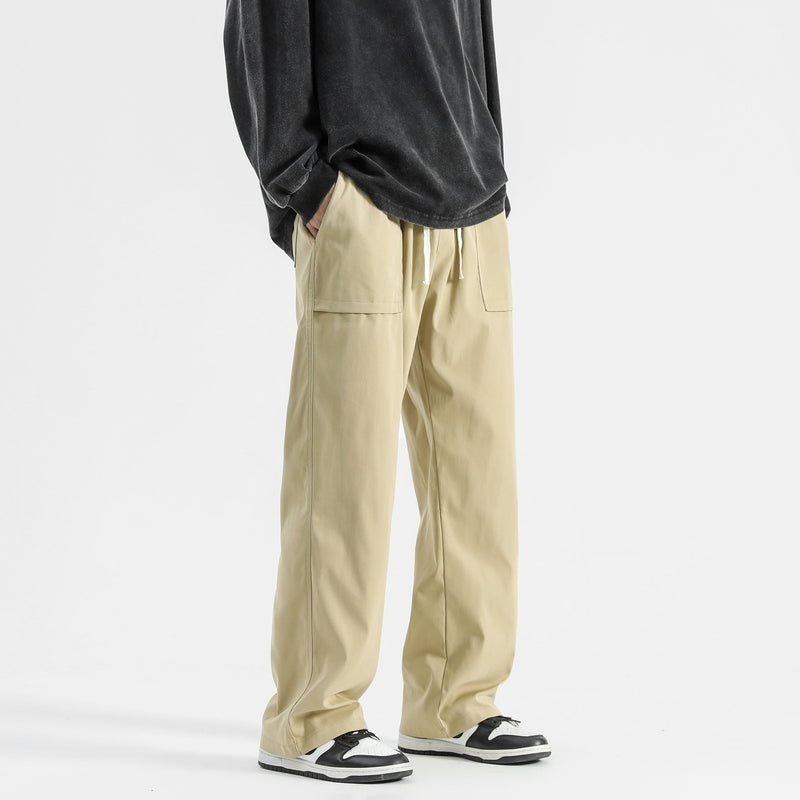 Sports Pants Baggy Straight Trousers Men