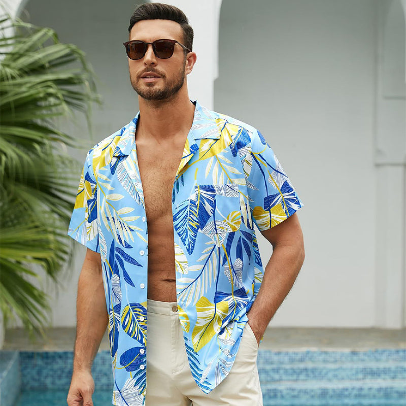 Men's Fashion Personalized Hawaiian 3D Printed Shirt